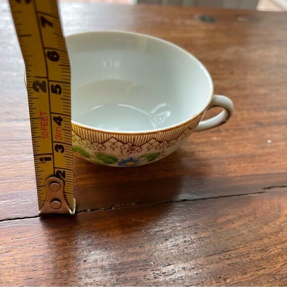 Lot of 2 Vintage Porcelain Miniatures Teacup and Light Blue Boot - Picture 12 of 12